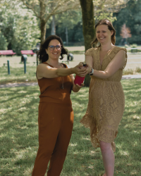 Begeleiders herstelkracht met campagne fles